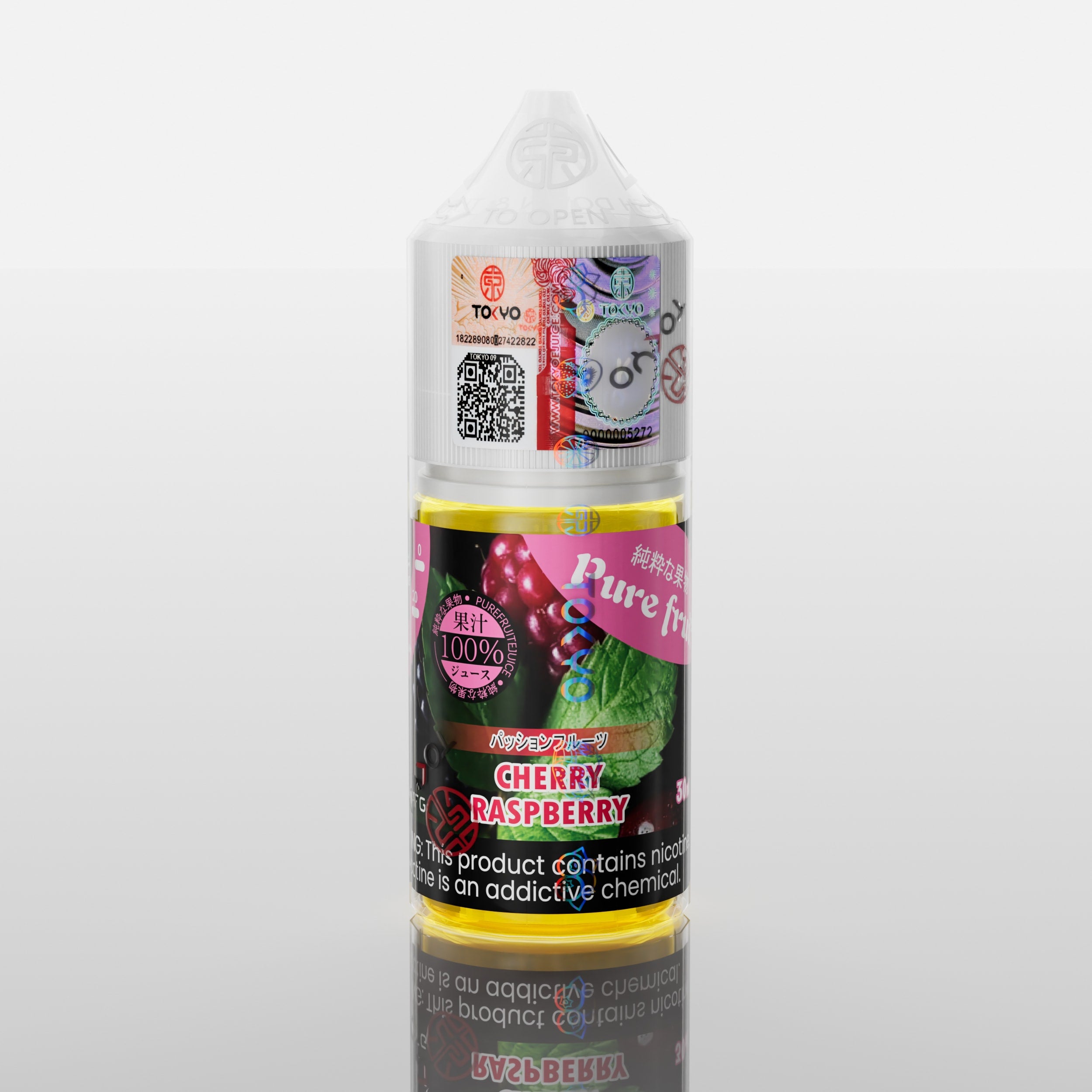 Pure fruit 純粹果物-果汁-煙油櫻桃覆盆莓 Iced CherryRaspberry